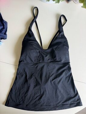 Athleta Triangle Tankini Top Large D-DD